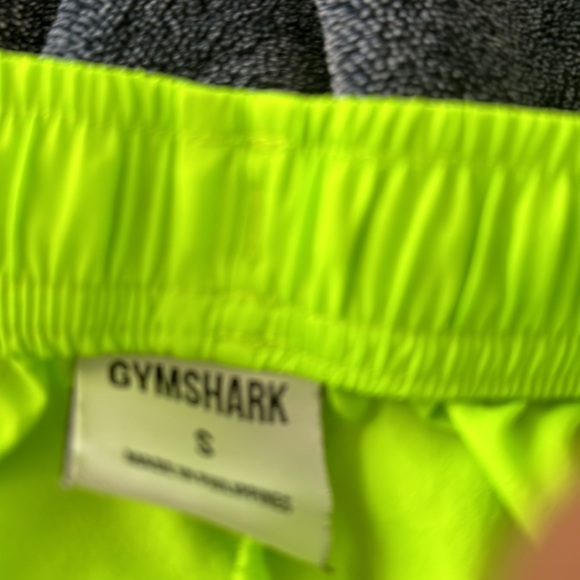 Gymshark Shorts Gym Shark Green Shorts With Zipper Pockets And No